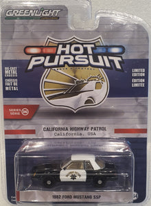 1:64 Greenlight Ford Mustang SSP - Hot Pursuit California Highway Police