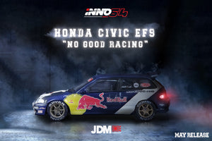 1:64 Inno64 Honda Civic EF9 "No Good Racing" - RedBull