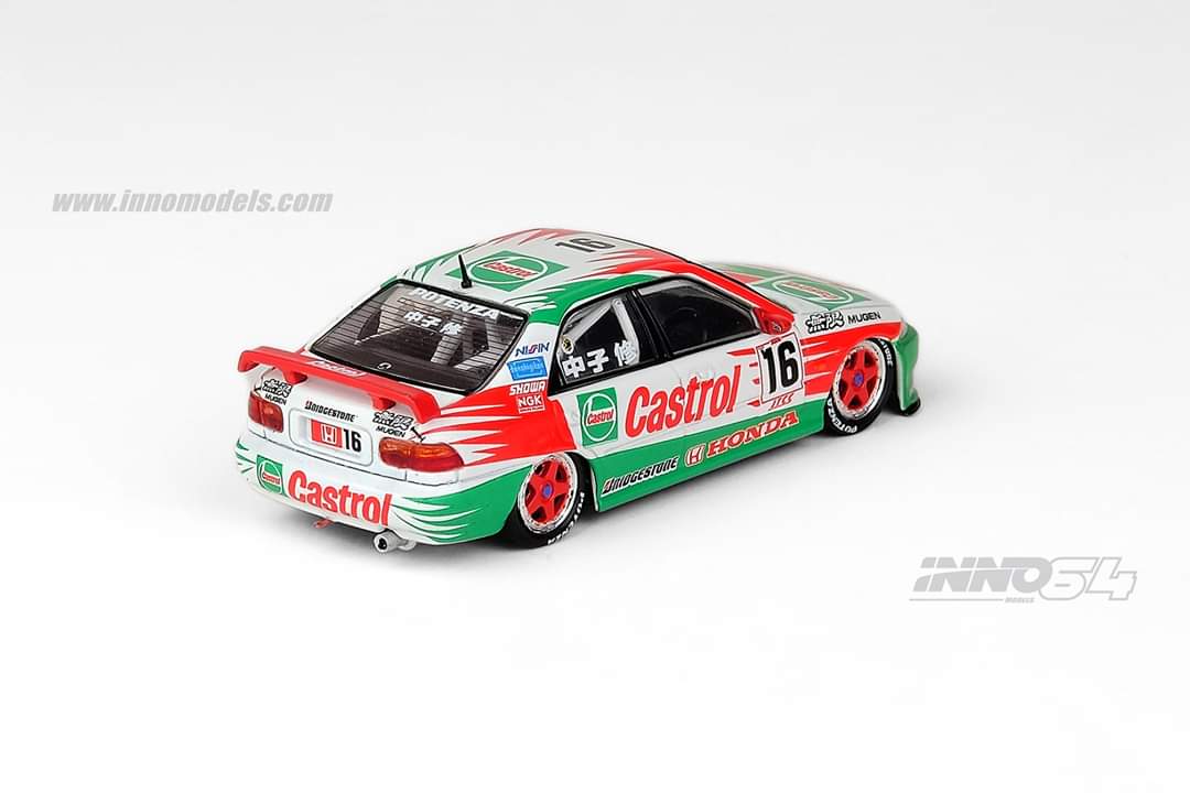 INNO64 HONDA CIVIC FERIO EG9 #16 CASTROL MUGEN JTCC 1994