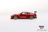 1:64 Mini GT Pandem Nissan GTR R35 GT Wing - Lava Red - MGT92