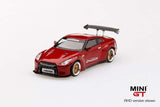 1:64 Mini GT Pandem Nissan GTR R35 GT Wing - Lava Red - MGT92