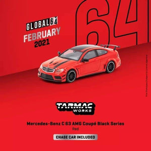 1:64 Tarmac Works Mercedes Benz C63 AMG Coupe Black Series Red