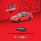 1:64 Tarmac Works Mercedes Benz C63 AMG Coupe Black Series Red