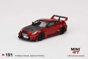 1:64 Mini GT LB Silhouette Works GT Nissan 35GT-RR Ver 1 - Lava Red - MGT191
