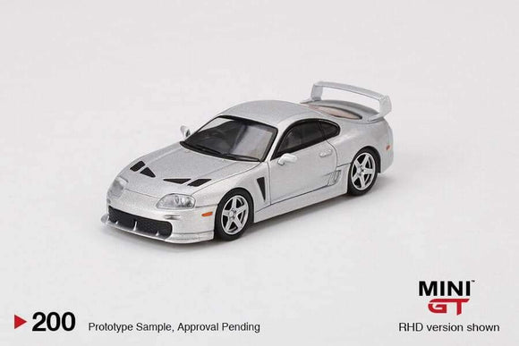 1:64 Mini GT Toyota TRD 3000GT Alpine Silver Metallic MGT200