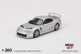 1:64 Mini GT Toyota TRD 3000GT Alpine Silver Metallic MGT200