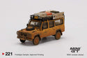 1:64 Mini GT Land Rover Defender 110 1989 Camel Trophy Winner Team UK Dirty Version MGT221 MJ