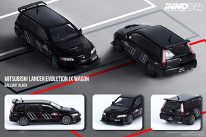 1:64 Inno64 Mitsubishi Lancer Evolution IX Wagon 2005 Ralliart Black