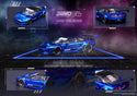 1:64 Inno64 Honda NSX (NA) Rocket Bunny V2 Aero - Chrome Blue