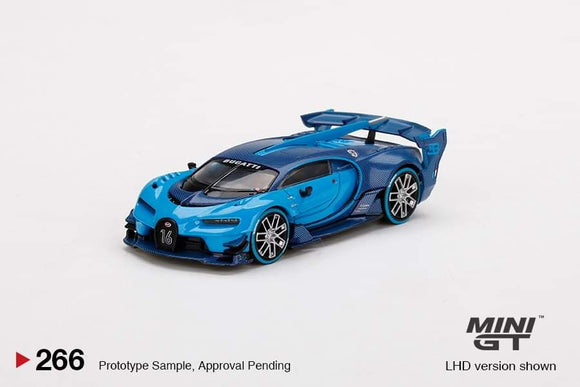 1:64 Mini GT Bugatti Vision Gran Turismo Blue - MGT266