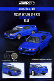 1:64 Inno64 Nissan Skyline GTR R32 Blue