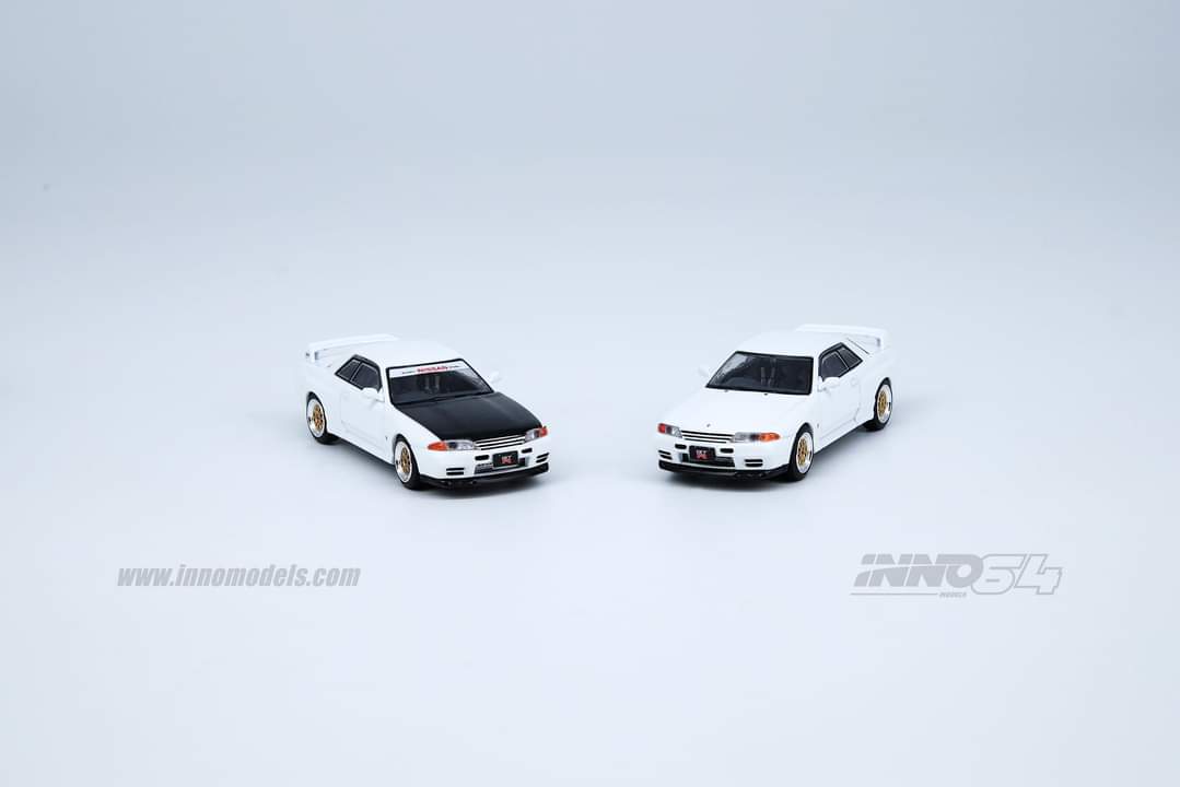 美品 ミニカー SKYLINE GT-R R32 クリスタルホワイト NISSAN GT-R R32 - CRYSTAL WHITE (ミニカー) - ホビーサーチ