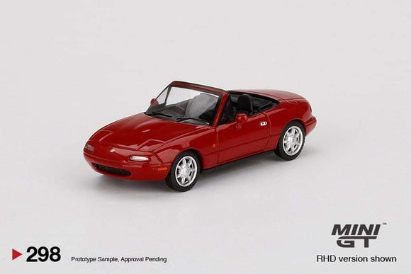1:64 Mini GT Eunos Roadster Classic Red - MGT298