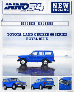 1:64 Inno64 Toyota Land Cruiser FJ60 Royal Blue