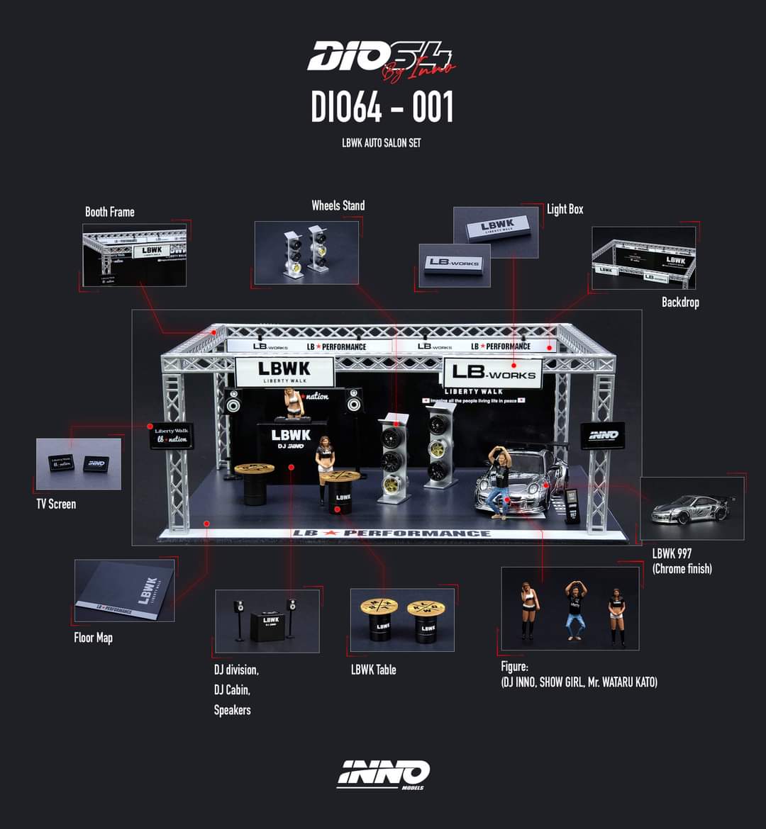 1:64 Dio64 LBWK Auto Salon Diorama – toyznetwork