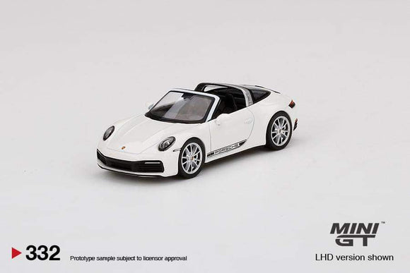 1:64 Mini GT Porsche 911 Targa 4S White - MGT332