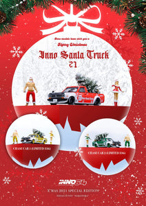 1:64 Inno64 Nissan Sunny Hakotora "Inno Santa Truck 2021" Xmas Special Edition
