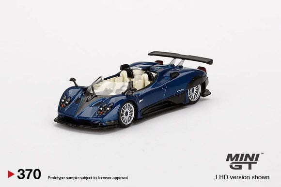 1:64 Mini GT Pagani Zonda HP Barchetta Blue Tricolor - MGT370