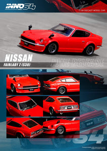 1:64 Inno64 Nissan Fairlady Z (S30) Red
