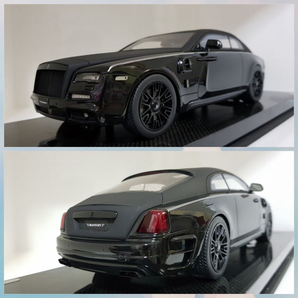 1:18 Autobarn Rolls Royce Mansory Mattblack on Black