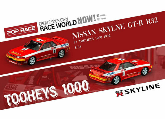 1:64 Inno64 Nissan Skyline GTR R32 #1 - Tooheys 1000