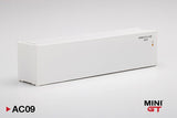 1:64 Mini GT Dry Container 40Ft White - MGT AC09