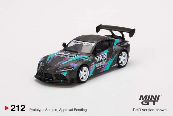 1:64 Mini GT HKS Toyota GR Supra 2019 SEMA Presentation (LHD) - MGT212