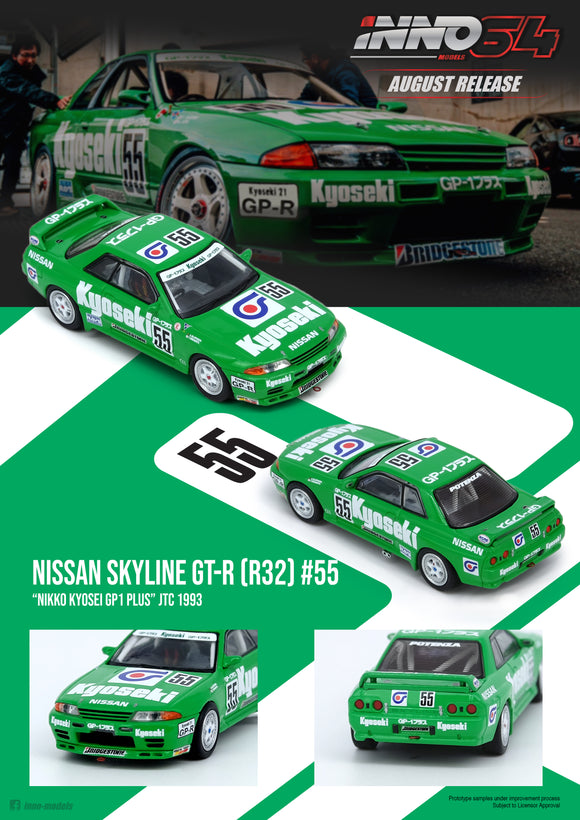 1:64 Inno64 Nissan Skyline GTR R32 #55 