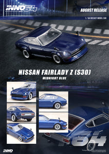 1:64 Inno64 Nissan Fairlady Z (S30) Dark Blue Metallic