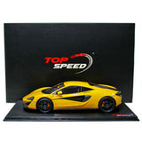 1:18 Top Speed Mclaren 570s - Volcano Yellow